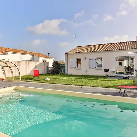 Charmante Maison Cosy Avec Piscine, Dome & Parking Semesterbostad