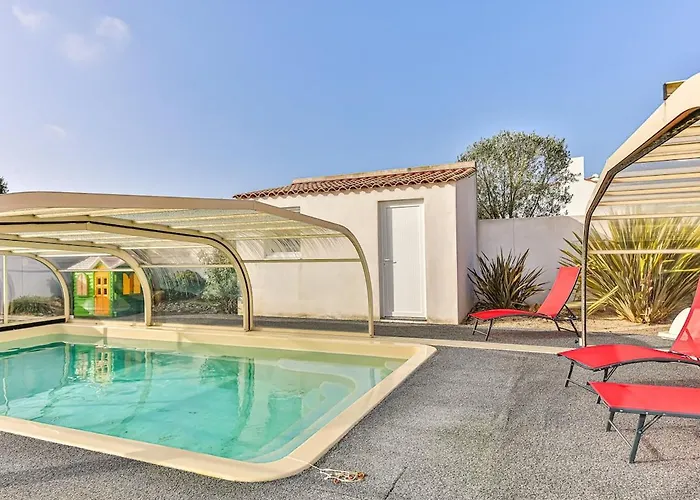 Charmante Maison Cosy Avec Piscine, Dome & Parking Semesterbostad *